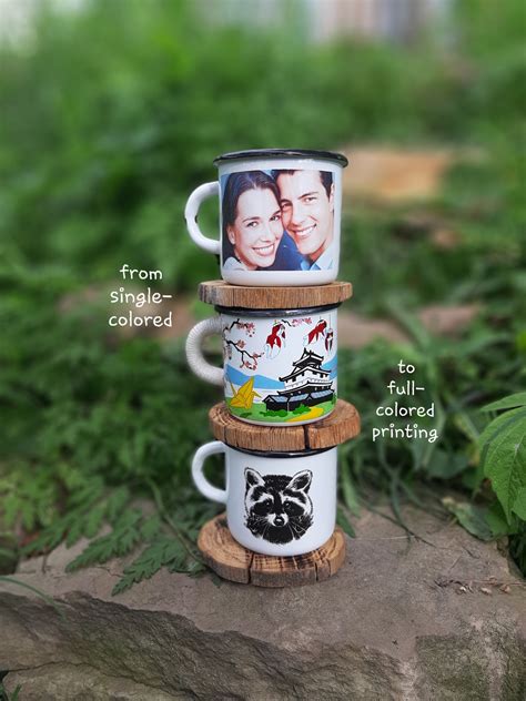 Custom Camp Mugs Bulk 450ml15oz Personalized Campfire Mugs Etsy