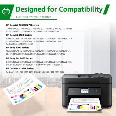 67xl 67 Xl Compatible Ink Cartridge For Hp Deskjet Plus 4140 4152e 4155e Printer Ebay