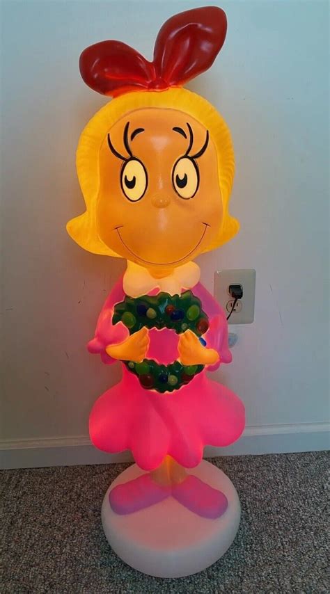 Cindy Lou Who How The Grinch Stole Christmas 36 Inch Gemmy Blow Mold Ebay