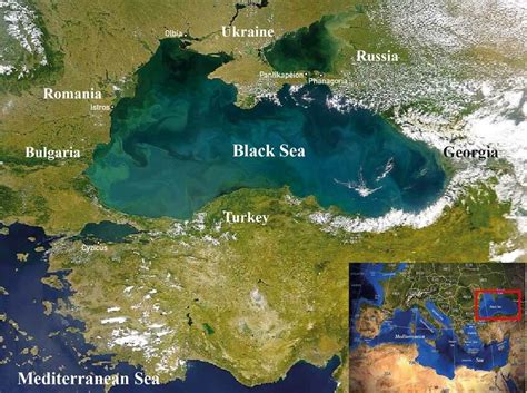 Satellite View Of The Black Sea Source Nasa Download Scientific