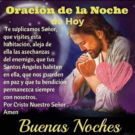 Oración de la Noche hoy para Agradecer a Dios antes de Dormir