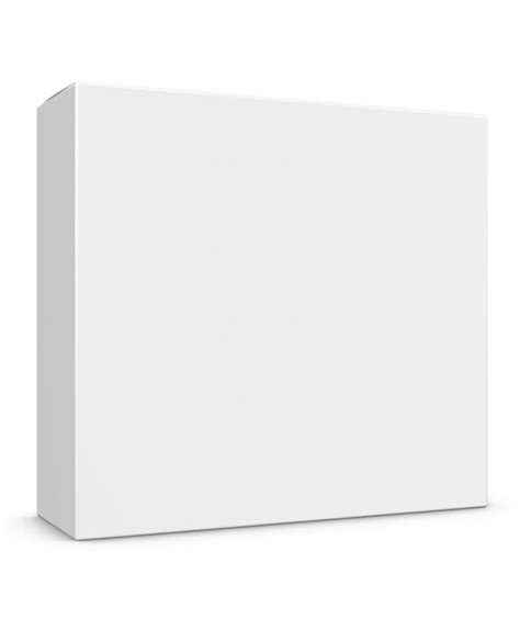 Premium Photo Realistic 3d Box Mock Up Template On White Background