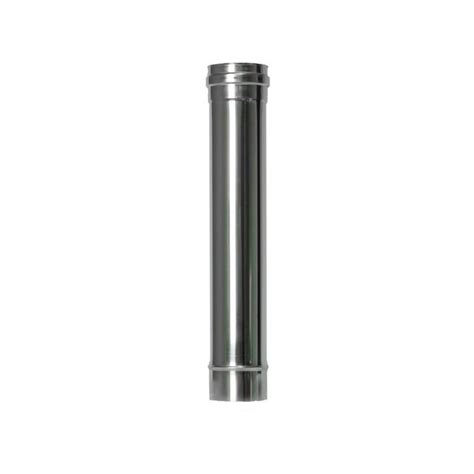 Tubo Estufa Pellet Ø80mm 50cm Inox Exojo