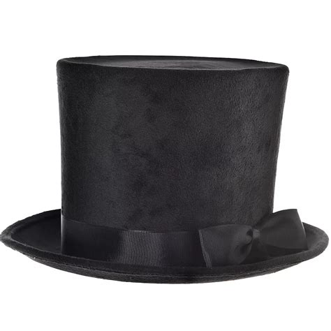 Victorian Black Top Hat Deluxe 10 3 4in X 7in Party City