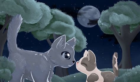 Bluestar And Mosskit Warrior Cats