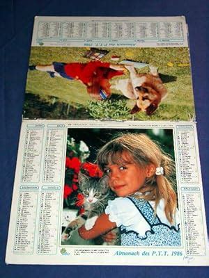 Almanach Du Facteur Calendrier De La Poste PTT 1984 Lavigne Saisons