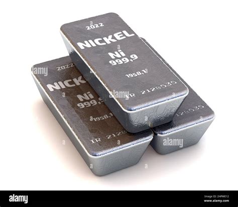 Nickel Bullions Of The Highest Standard There Are Three Ingots Of 999