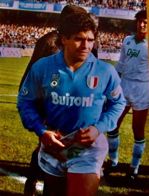 Maradona S Worn Shirt Napoli Avellino 1988 CharityStars