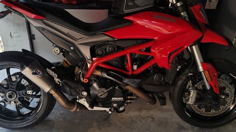 Ducati Hypermotard Termignoni Exhaust Startup Raw Sound Youtube