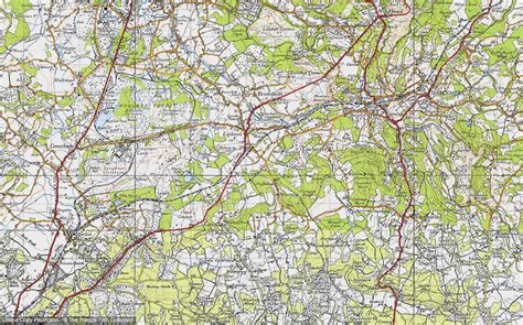 Historic Ordnance Survey Map Of Newtown 1940