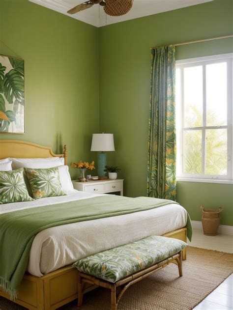 Stunning bedroom ideas elevate your space with a gorgeous light green ...