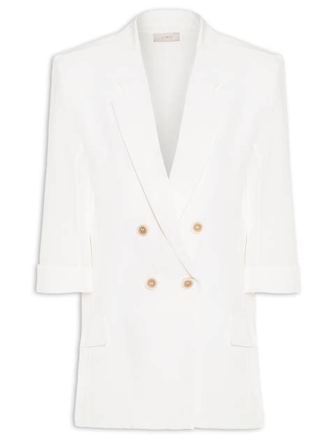 Blazer Linho L Cecci Off White Oqvestir