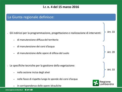 L R N Del Marzo Revisione Della Normativa Regionale In