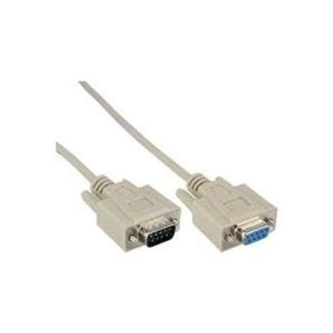 Inline Serial Cable Molded Db9 Male Female Direct Grey 5m Serial Cables And Adapters