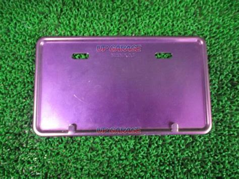 Nankaibuhin License Plate Holder For 126cc Or More Purple Other Body Parts Croooober