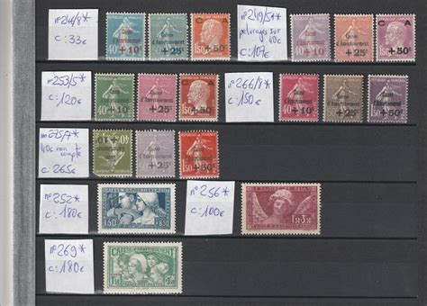 France 1927 1931 Lot De Timbres Caisse D Amortissement Catawiki