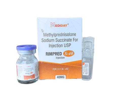 Rimpred S 40 Injectable Methylprednisolone Sodium Succinate Mediday