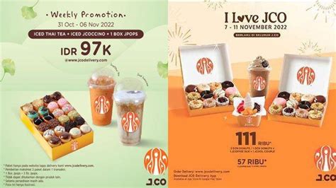 Promo Makanan JCO 2 November 2022 Nikmati 1 Box JPops Iced Thai Tea