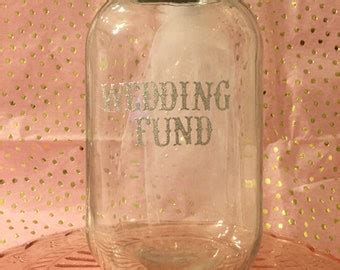 Wedding fund jar | Etsy