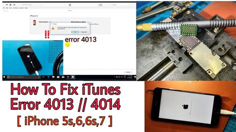 Itunes Error 4013 Solution How To Fix Iphone Error 4013 Iphone 5s