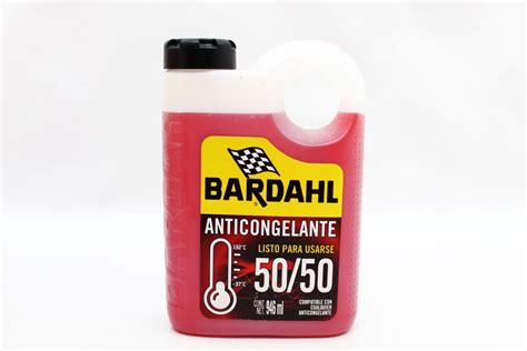 Litro Anticongelante Bardahl Rojo Listo Para Usar 50 50 Mercado Libre