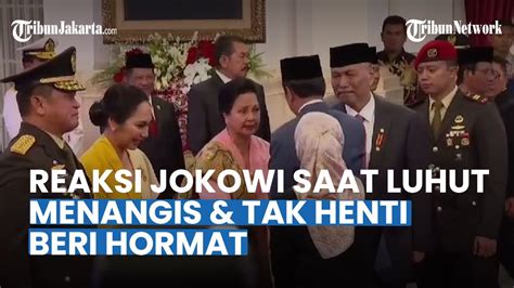 Reaksi Jokowi Saat Luhut Menangis Tak Henti Beri Hormat Seusai