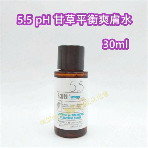 ♥️咪妮韓國美妝代購499免運♥️ Acwell 55 Ph 甘草平衡爽膚水 30ml 化妝水【短效特價】 蝦皮購物