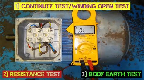 How To Check Motor Winding In Hindi How To Test 3 Phase Motor