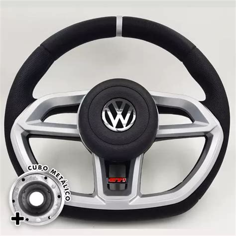 Volante Para Fusca Antigo Preto Esportivo Gti Volkswagen Parcelamento