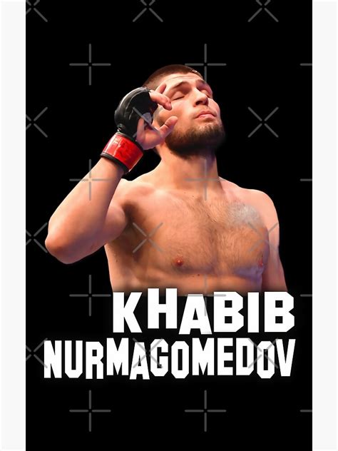 Lámina fotográfica Khabib Nurmagomedov The Eagle Fan ART Artista