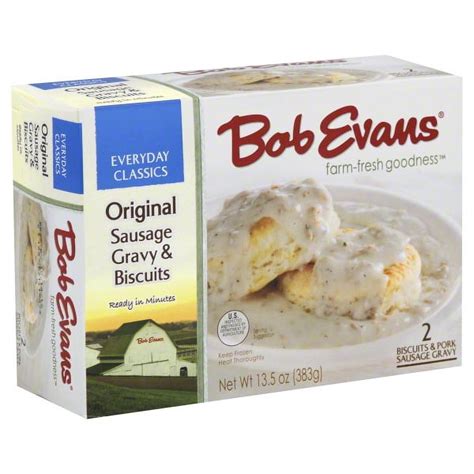 Bob Evans Sausage And Gravy Biscuits 135 Oz