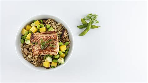 Asian Style Salmon Rice Bowl Mindful By Sodexo Recipes