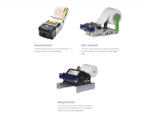 Receipt Printer Kiosk - Nanoptix