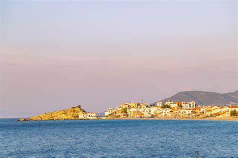 Kokkari Old Town At Sunset On Samos License Image 71399637