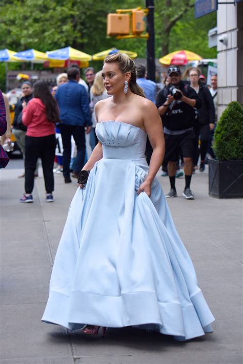 Hilary Duff Was Spotted in a Very Cinderella-Like Ballgown | Teen Vogue