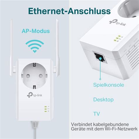 Tp Link Tl Wa Re Wlan Repeater Steckdose Verst Rker Mit Lan Anschluss