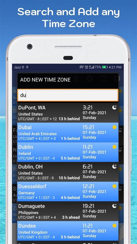 Time Zones Converter cho Android - Tải về APK