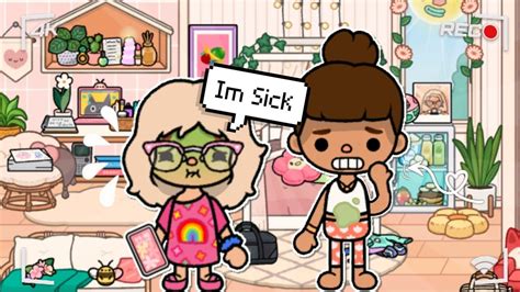 Faking To Be Sick 🤢💐⭐ Fake Vomit🤮caught Voiced🔊🫧 Toca