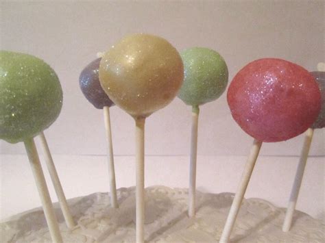 Glitter Cake Pops Beautiful Cake Pops Decorated With Paste Flickr