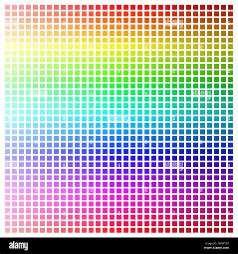 Color Palette With Every Hue Light To Dark Stock Vector Image And Art Alamy