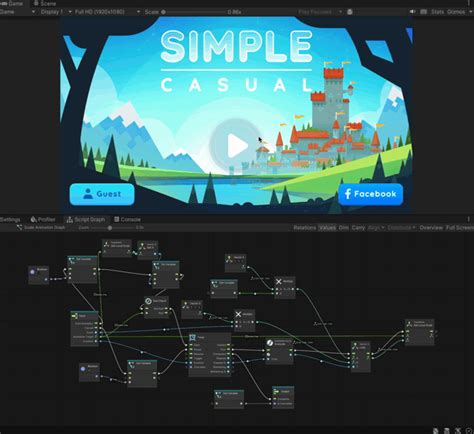 【unity】uiボタンのタップで動くvisual Scriptingの作り方【visual Scriptingでui開発】 渋谷ほととぎす通信