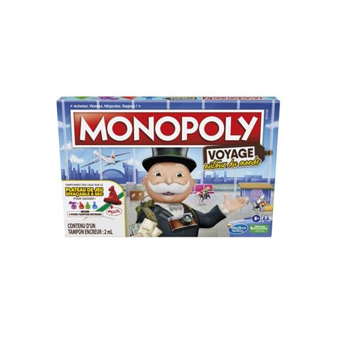 Hasbro Jeu de société Monopoly Autour du Monde