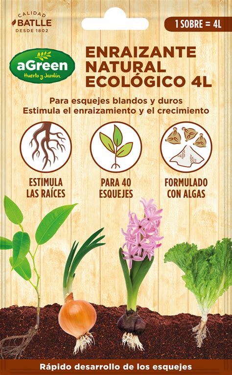 Hormonas Enraizantes Sobre 20G Ecológico aGreen Huerto y Jardín