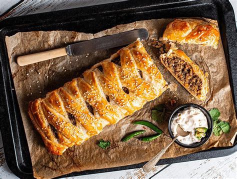 Veggie Haggis Sausage Plait Simon Howie Recipes