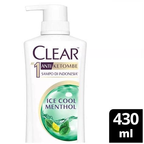 Clear Shampoo Anti Dandruff Ice Cool Menthol Ml Lazada Indonesia