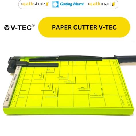 Jual V Tec Pisau Potong Kertas Besi A4 F4 A3 B4 Ii V Tec Paper Trimmer