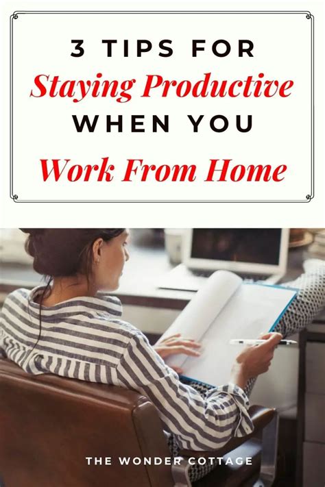 How To Be More Productive When You Work From Home The Wonder Cottage