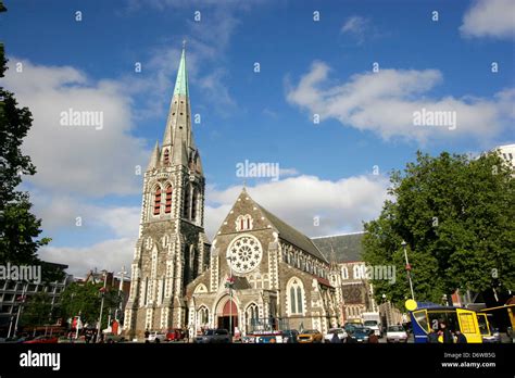 New Zealand, Christchurch, Cathedral Stock Photo - Alamy