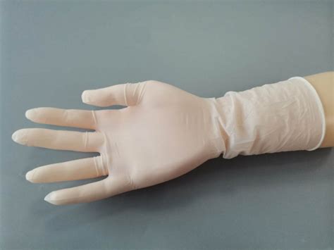 Waterproof Cleanroom Gloves Acid Alkali Resisting Nitrile Gloves