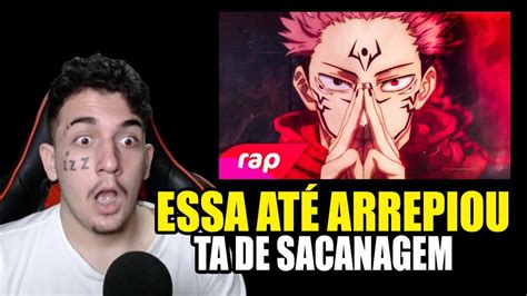 Rap do Itadori Yuji e Sukuna Jujutsu Kaisen RECEPTÁCULO DO REI